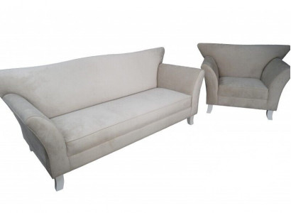 Sofa 3 Sitzer + 1 Sitzer Sofagarnitur Polster Designer Couchen Sofas Garnitur